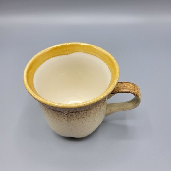 Vintage Mikasa Whole Wheat Stoneware Coffee Mugs Set Of 2 E 8000 Made In Japan - Picture 6 of 14